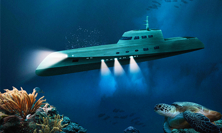 1. Подводная лодка Lover's Deep Luxury, Сент-Люсия (Карибы)