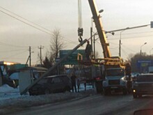 Пензенцев насмешил «перебегавший не по правилам дорогу столб», в который влетела «Нива»