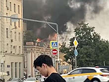 На Тверском бульваре в Москве загорелись рестораны "Пушкинъ" и "Турандот"