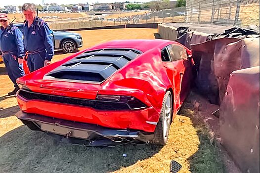 Разбитая мечта: Lamborghini Huracan попал в жуткую аварию