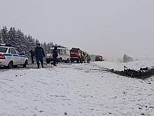 Появилось видео с места гибели чиновников в Вологодской области