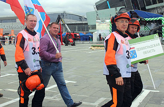 Тихвинские вальщики леса выступили на чемпионате России