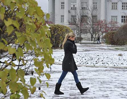 В Красноярск идут заморозки
