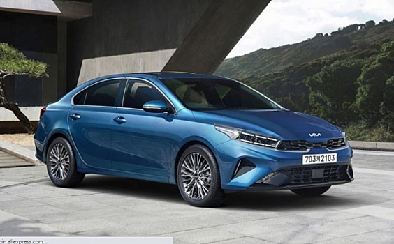 Компания KIA представила снимки обновлённого седана Kia K3