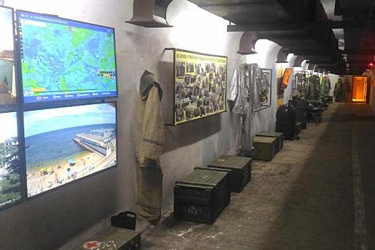 В действующем противоатомном убежище Севастополя открылся музей гражданской обороны