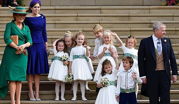 Дети Кейт Миддлтон устроили переполох на свадьбе тетушки