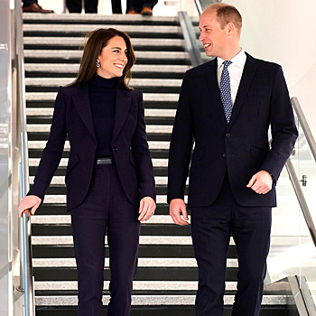 «Рады вернуться в США»: принц Уильям и Кейт Миддлтон прибыли в Америку