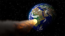 В сторону Земли несутся крупные астероиды
