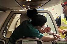 Пассажир с панической атакой попытался открыть дверь самолета