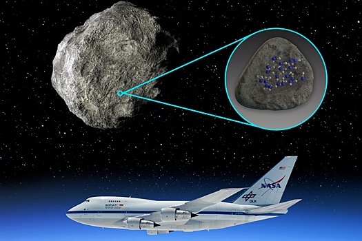 Впервые идентифицированы молекулы воды на астероидах