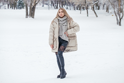 Как носить зимой юбку, чтобы не замерзнуть