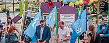 В микрорайоне «Чистая Слобода» Новосибирска открыли новую площадку для детей