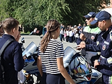 В Волгограде полицейские провели мастер-класс по безопасности на дорогах
