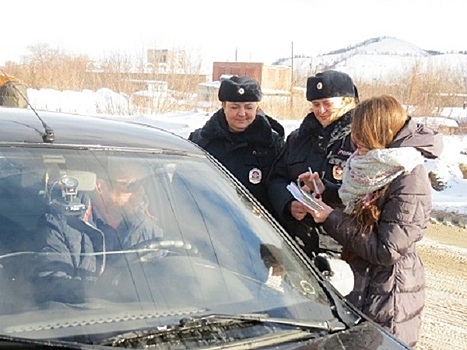 В Жигулевске на дорогу вышел "женский патруль"