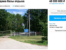 В Саратове за 40 миллионов рублей продают базу отдыха у Волги