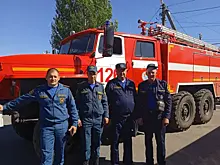 В Снежное прибыл пожарный автомобиль из Самарской области