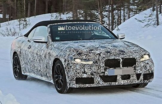 BMW 4 Series заметили на зимних испытаниях