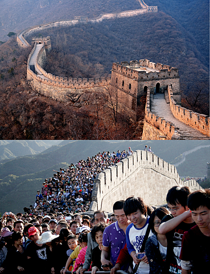 Погулять в тишине по Великой Китайской стене