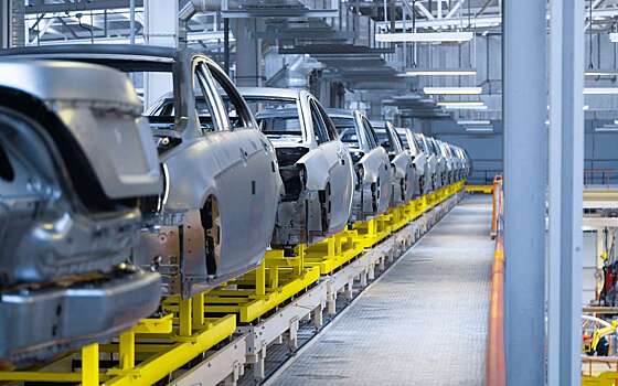 В России сильно упало производство легковых машин
