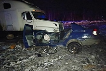 Два пассажира Renault погибли в ДТП с фурой под Новосибирском