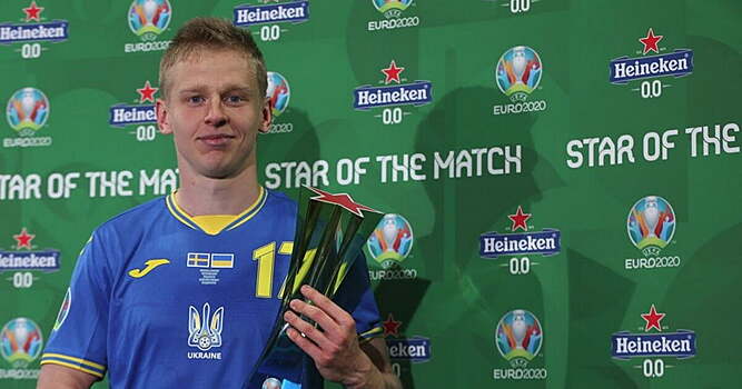 Зинченко – игрок матча Швеция – Украина. Он забил и отдал голевой пас
