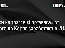 Фонари на трассе «Сортавала» от Скотного до Керро заработают в 2025 году