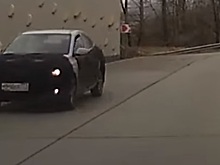 Таинственный седан замечен на дорогах Сочи