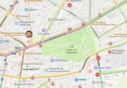 Нижегородцы застряли в гигантской пробке на Белинке из-за ДТП