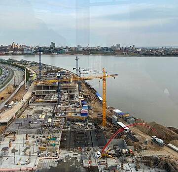 Одно фото: так теперь выглядит берег Казанки у колеса обозрения