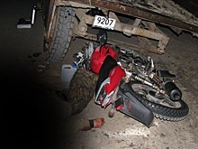 В Тюменской области байкер протаранил телегу и погиб