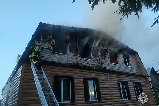 В Татарстане при пожаре в доме погибла женщина с двумя детьми