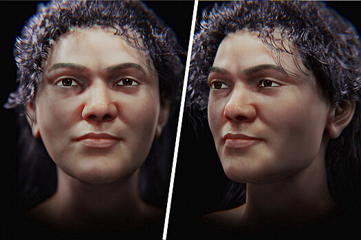 Ученые воссоздали лицо женщины, жившей 45 тысяч лет назад
