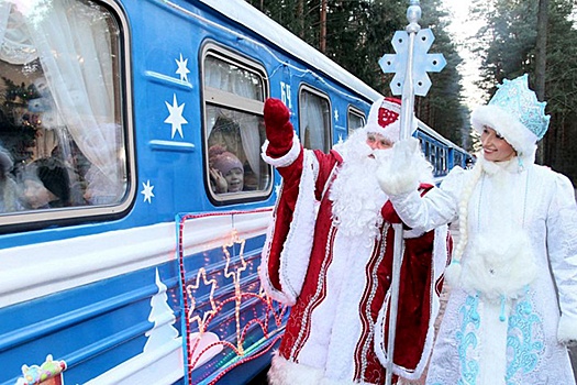 Минск: "Новогодний экспресс" стартует на Детской железной дороге