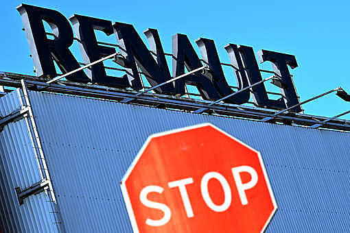 В России прекратил работу официальный сайт Renault