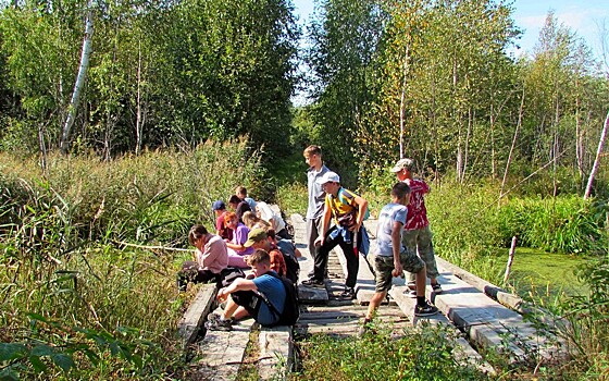 Рязанские школьники совершили краеведческую экспедицию в Мещёру при поддержке РНПК