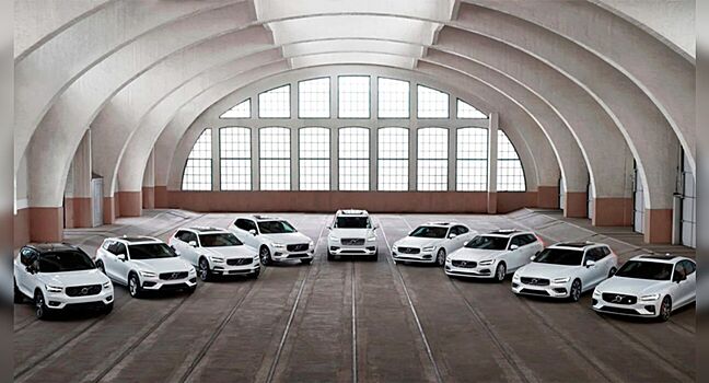 Продажи автомобилей Volvo по всему миру снизились на 25%