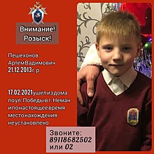 По следам Артёма Пешехонова: что известно об исчезновении 7-летнего ребёнка из Немана