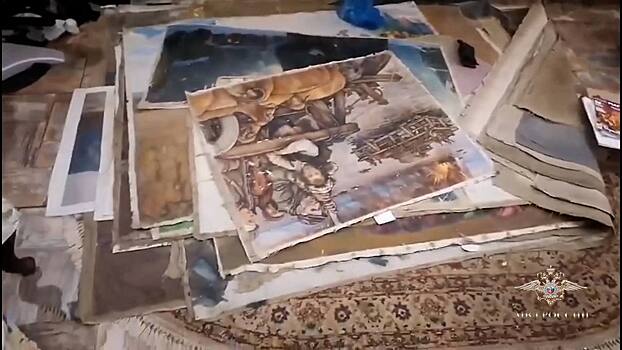 В Ногинске полицейские задержали подозреваемых в краже картин