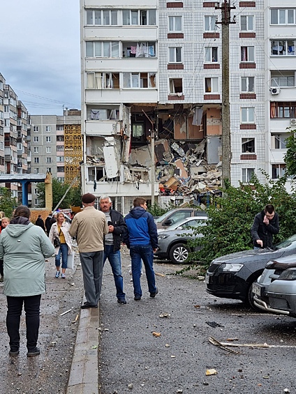 На месте взрыва газа в жилом доме в Ногинске