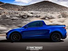 Появилось рендерное изображение пикапа Tesla Truck