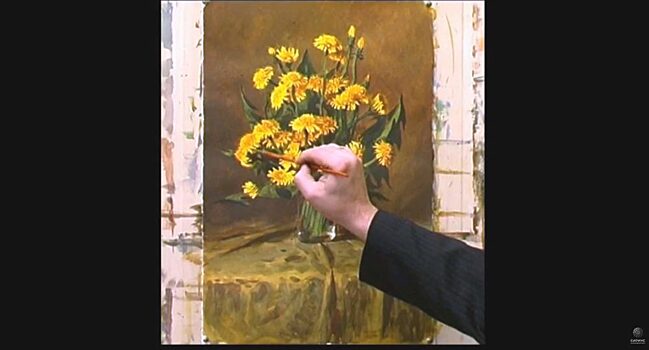 Самоизоляция: рисуем одуванчики вместе с Сергеем Андрияки