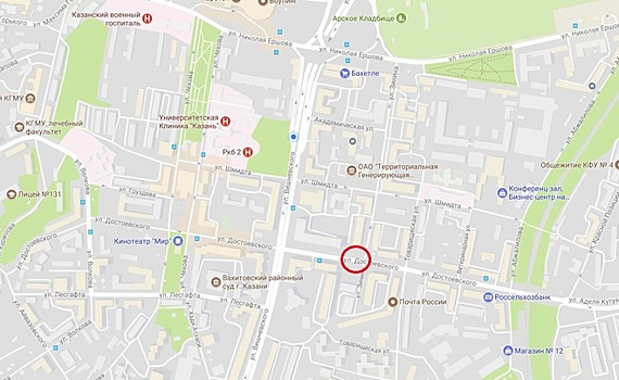 Закрыли движение по Достоевского