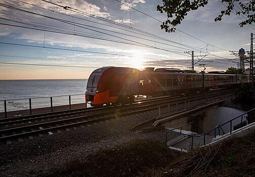 В Сочи электрички перестанут останавливаться на трёх станциях