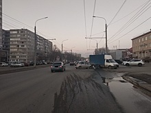 На пр. Победы столкнулись «ГАЗель» и «Лада Калина»