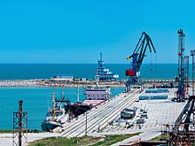 Крупнейший в акватории Каспийского моря контейнерный хаб запустили в Казахстане