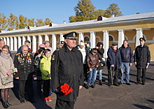 В Санкт-Петербурге на территории Ленинградской военно-морской базы почтили память героического экипажа С-13 и её командира Александра Маринеско