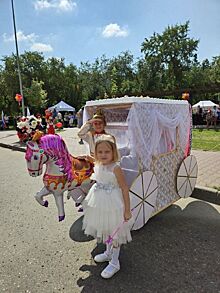 Яркий парад детских колясок прошел в Автозаводском парке 19 августа