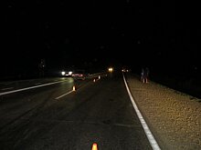На трассе «Кавказ» в Краснодарском крае водитель иномарки сбил пешехода