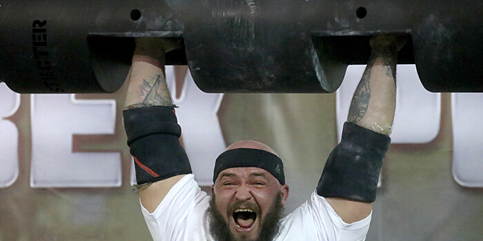 Самого сильного человека России определили в Москве