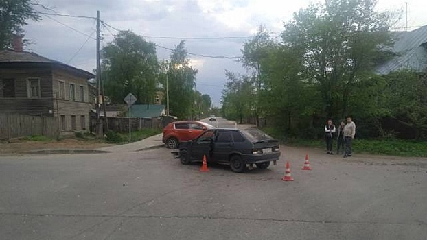 Женщина травмировалась в ДТП в Вологде